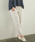 #Newans 【洗える】ジョーゼットテーパードパンツ
