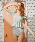 San-ai Resort（三愛水着楽園） 【SALE】パフスリーブビキニ　9M　【San-ai Resort（サンアイリゾート）】
