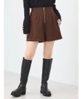 earth music&ecology フロントジップショートパンツ