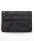 LeSportsac 3ZIP COSMETIC/リサイクルドブラックJP