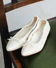 nouvelleRobe Oū 【本革・高反発】Pointed ポインテッドトゥ 型押しバレエシューズ