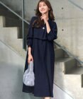 Tiaclasse L つまみタック袖ワンピース