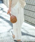 23区 S 【見上愛さん着用】ラッセルオーナメントレース ワイド パンツ