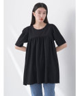 earth music&ecology ジャガードギャザーチュニック