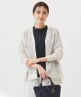 J.PRESS LADIES L 【WEB限定カラーあり・洗える】Vis/Peスパーク シアー カーディガン