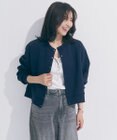 UNFILO 【新色追加】BEAUTY FORM JERSEY スナップカーディガン