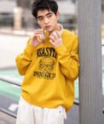WEGO 【新色追加/ユニセックス着用ITEM/SMLサイズ展開】ジャガードグラフィックプルオーバー（LS）