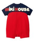 MIKI HOUSE HOT BISCUITS 【ミキハウス】 【70-90cm】 バックロゴショートオール