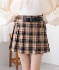 WEGO 【SCHOOL ITEM】バックル付プリーツスカパン