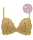 BRADELIS New York 【BRADELIS New York/ 育乳補整ブラ・STEP2 寄せる】ナオミステップ2ブラ24A1