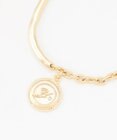 J.PRESS LADIES 【WEB限定・リバーシブル】 イニシャルコイン ブレスレット