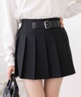 WEGO 【SCHOOL ITEM】バックル付プリーツスカパン