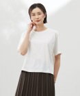 J.PRESS LADIES S 【洗える】スパンコール Ｔシャツ