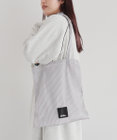CRAFT STANDARD BOUTIQUE akha.ストライプメッシュトートバッグ