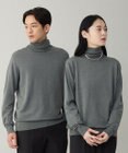 UNFILO MENS 【男女兼用】ソフトサーモ アンチピリングニット タートルネック