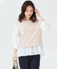 ANY SIS ペプラムドッキング カットソー