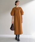 UNFILO FINE MOVE ランタンスリーブワンピース