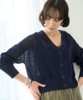 UNFILO L メッシュニット カーディガン