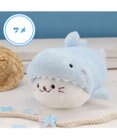 Mother garden しろたん ちびマスコット16ｃｍ 単品 《らっこいぬ / らむね / ゴマフアザラシ / サメ / カエル》