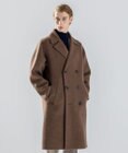 JOSEPH HOMME 【LEON掲載】【新素材】ウールキャメルリバー　ダブルブレストチェスターコート