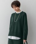 23区 【洗える】カシミヤブレンド クルーネック ニット