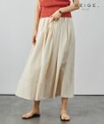 BEIGE， AURAY / ギャザースカート