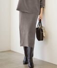 23区 S 【SLOW/一部店舗限定】ベロア風ニット スカート