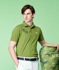 23区GOLF 【MEN】ハニカムカノコ半袖ポロシャツ