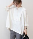 AMERICAN HOLIC 【WEB限定】接触冷感バンドカラーシャツチュニック