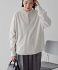 AMERICAN HOLIC ソフトタッチヘンリーネックプルオーバー