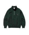 J.PRESS MEN 【AaronChang】【UNISEX】ワンポイントハーフジップ スウェットシャツ