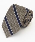 J.PRESS MEN 【JAPANESE SILK FRESCO TIE COLLECTION】ダブルストライプ ネクタイ