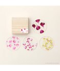 PRESENTERS ROOM toumei / カーネーションcoaster(コースター)　木箱入り４枚セット