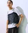 23区 【好評につき新色追加/汗じみ防止】エンブロイダリージャージー レースキャミソール付き カットソー