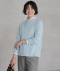 J.PRESS LADIES L WOOL BLEND AIR ハイネック ニット