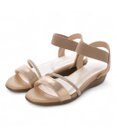 ing <Pitti>【WEB限定】ラインストーンウエッジサンダル