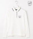 23区GOLF 【WOMEN】【UVカット】ハニカムカノコ長袖ポロシャツ