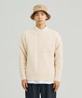 J.PRESS YORK STREET 【UNISEX】アランケーブル クルーニット