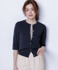 ANY SIS S 【接触冷感・UVカット・洗える】ハーフスリーブ カーディガン