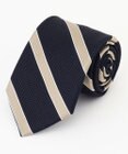 J.PRESS MEN 【JAPANESE SILK FRESCO TIE COLLECTION】ダブルストライプ ネクタイ