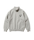 J.PRESS MEN 【AaronChang】【UNISEX】ワンポイントハーフジップ スウェットシャツ