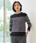 J.PRESS LADIES 【洗える】VIS/PE MILANO ボーダー ニット