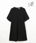 23区 S 【R(アール)】ダブルクロス 袖ボリューム ワンピース