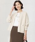 J.PRESS LADIES 【洗える】VIS/PE ROME ニット カーディガン