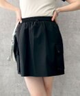 WEGO 【ウエストゴム】ナイロンカーゴミニスカート