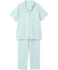 ワコール／睡眠科学 パジャマ 5分袖 半袖 9分丈 綿100%(天綿)(本体) レディース YDT144 睡眠科学／ワコール