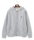 J.PRESS MEN 【WEB・一部店舗限定】バックブル裏毛フルジップパーカー