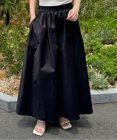 NAVE 【Nave・otona MUSE別注/接触冷感/UVケア/洗える】バックサテンフレアスカート