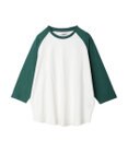 Green Parks ・Ｄｏｕｂｌｅ　Ｆｌａｇｓ　ラグラン７分袖Ｔシャツ