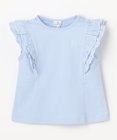 組曲 KIDS 【80-100㎝】 フルールフリルTシャツ